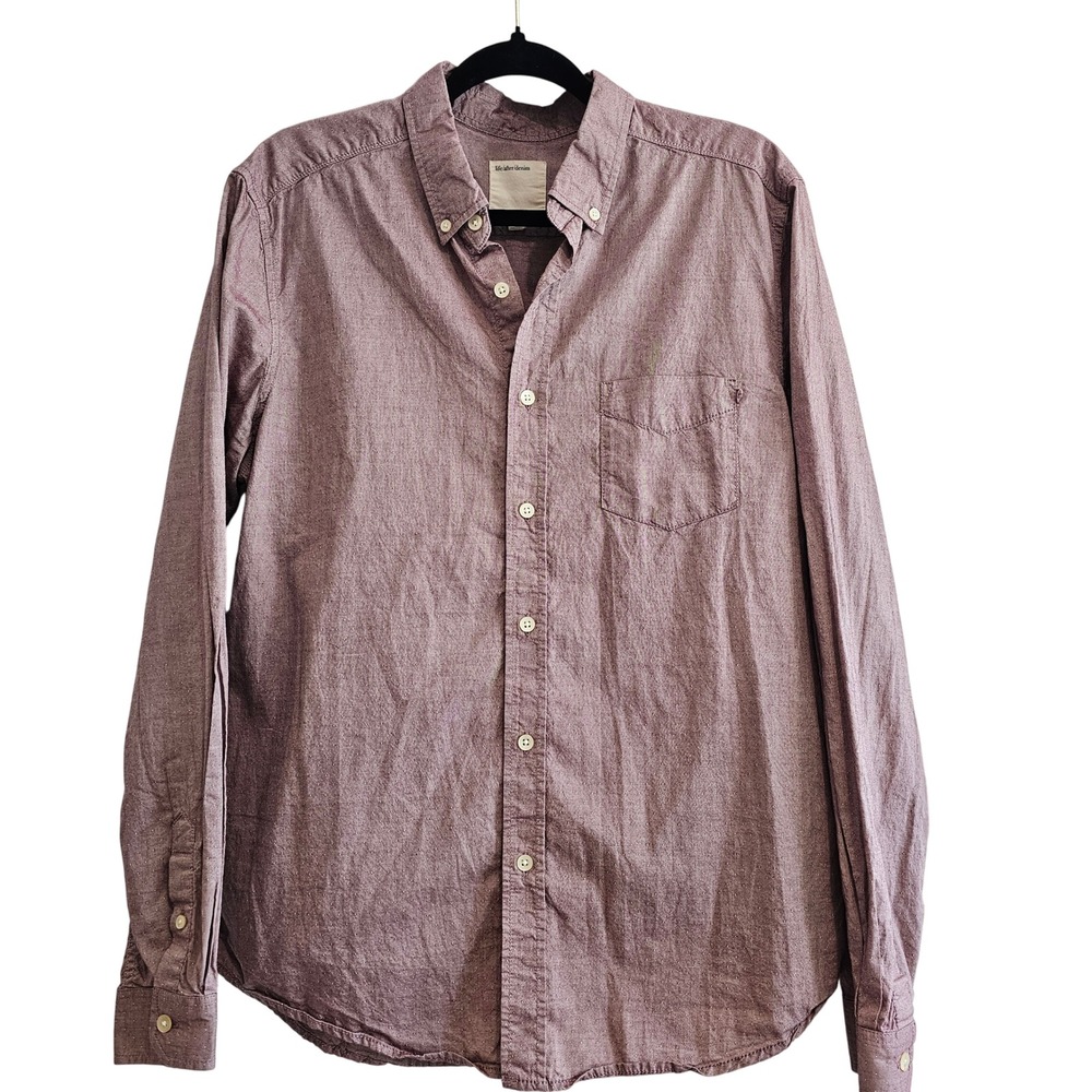 Life After Denim Mens Button Down Shirt Long Sleeve